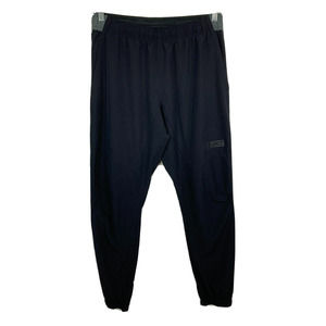 Under Armour Joggers Mens Sz L‎ Black Stretch Knit Elastic Waist Athletic Loose